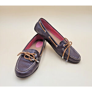 Sperry Top-Sider Women's Shoes Leather Dark Brown Flat Size Coastal 8M Boat